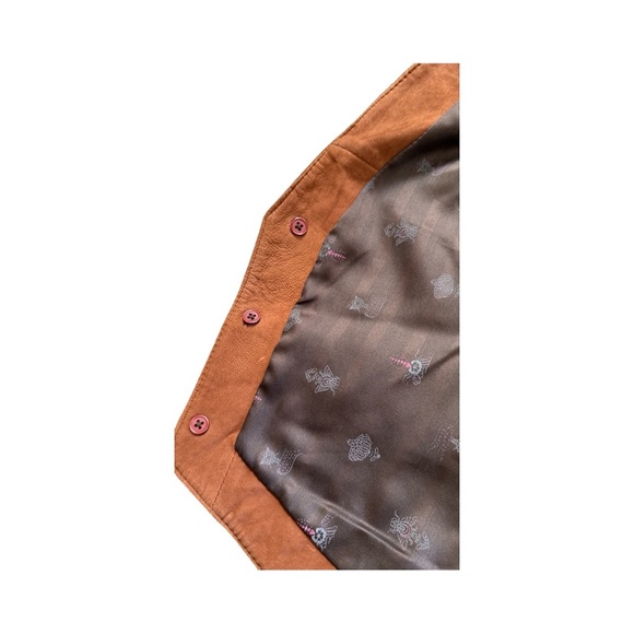 Eclectic Granpa Suede Vest with Button Closure - Picture 8 of 14
